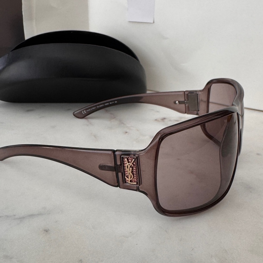 Yves Saint Laurent Smoky Brown Sunglasses VINTAGE
